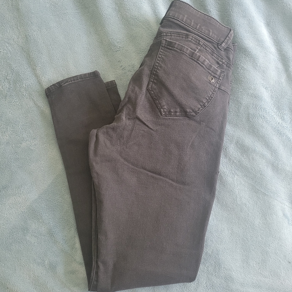 Democracy Ab-Solution Skinny Black Washed Jeans, 8